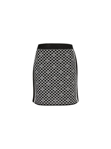 Schmaler Minirock Knitted In Germany