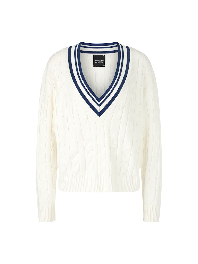 Pullover mit Zopfmuster