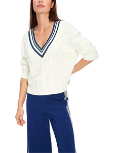 Pullover mit Zopfmuster