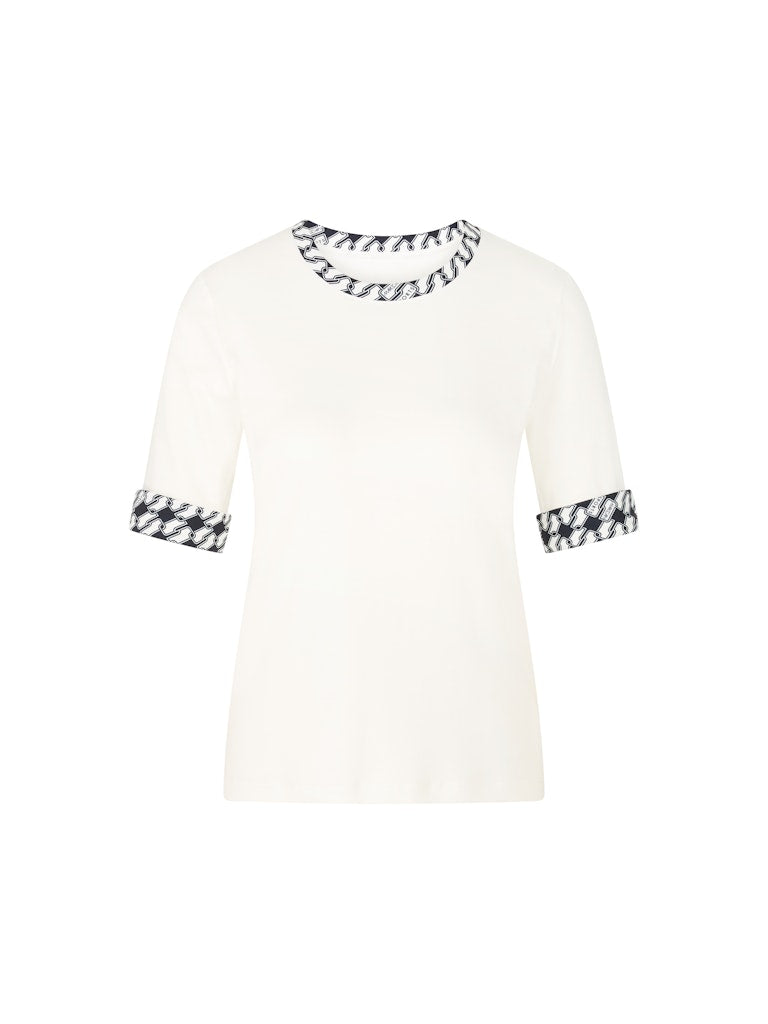 Jersey-Shirt mit Print-Details