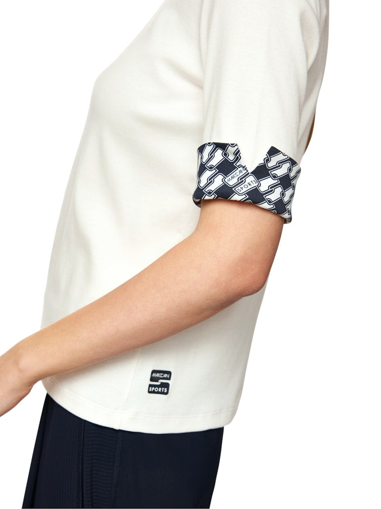 Jersey-Shirt mit Print-Details