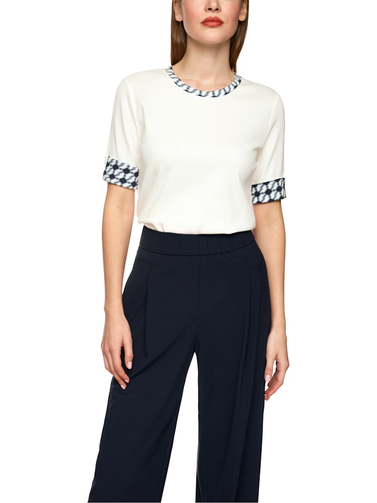 Jersey-Shirt mit Print-Details