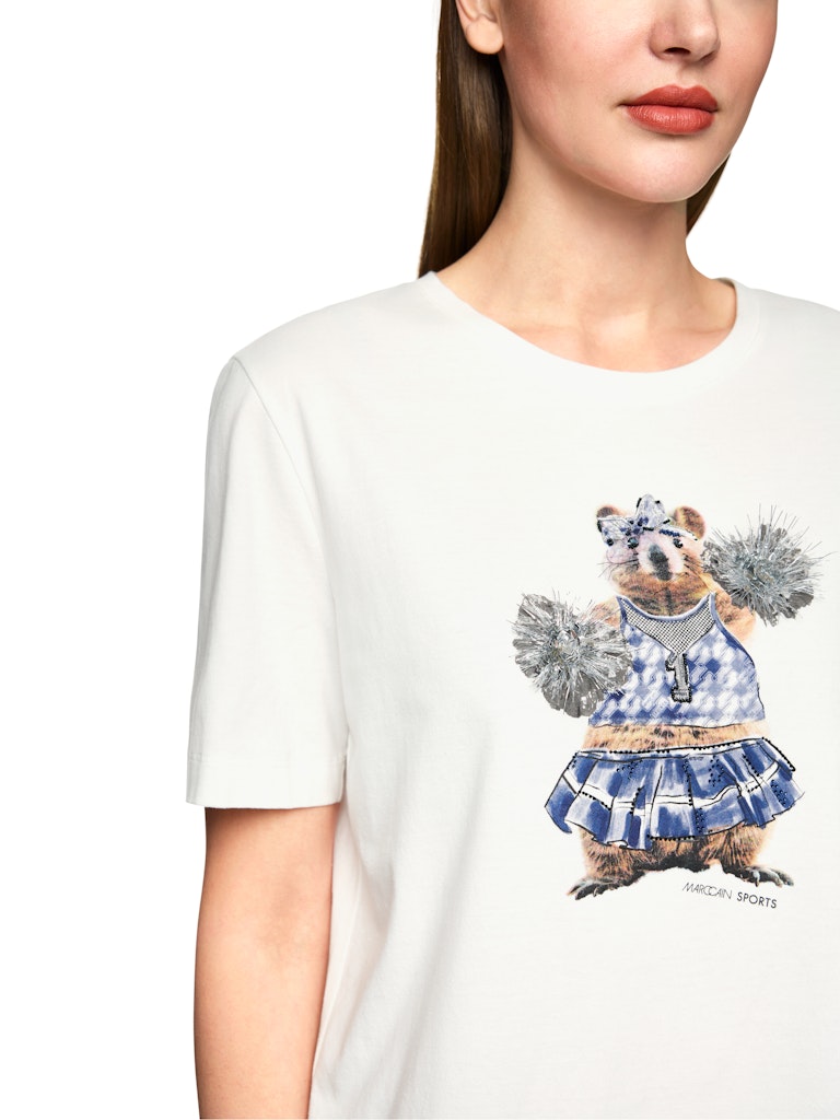 Shirt mit Motiv-Print