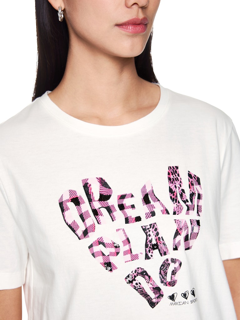 Baumwollshirt mit Aufdruck