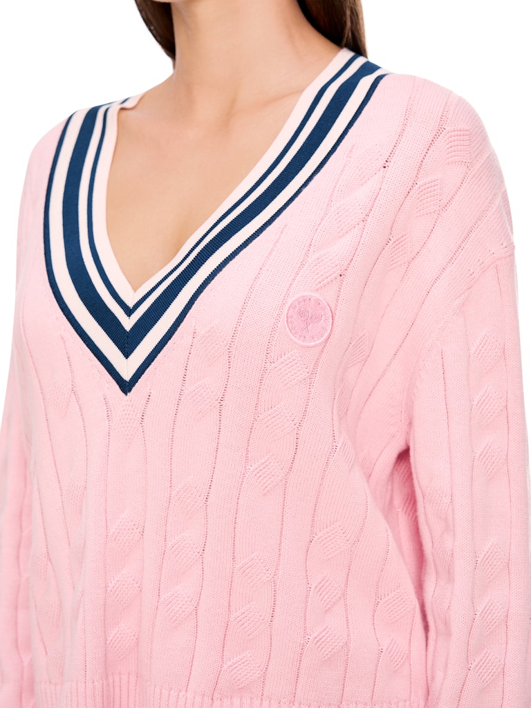 Pullover mit Zopfmuster