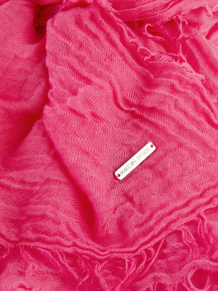 Leichter Schal in Knitter-Optik