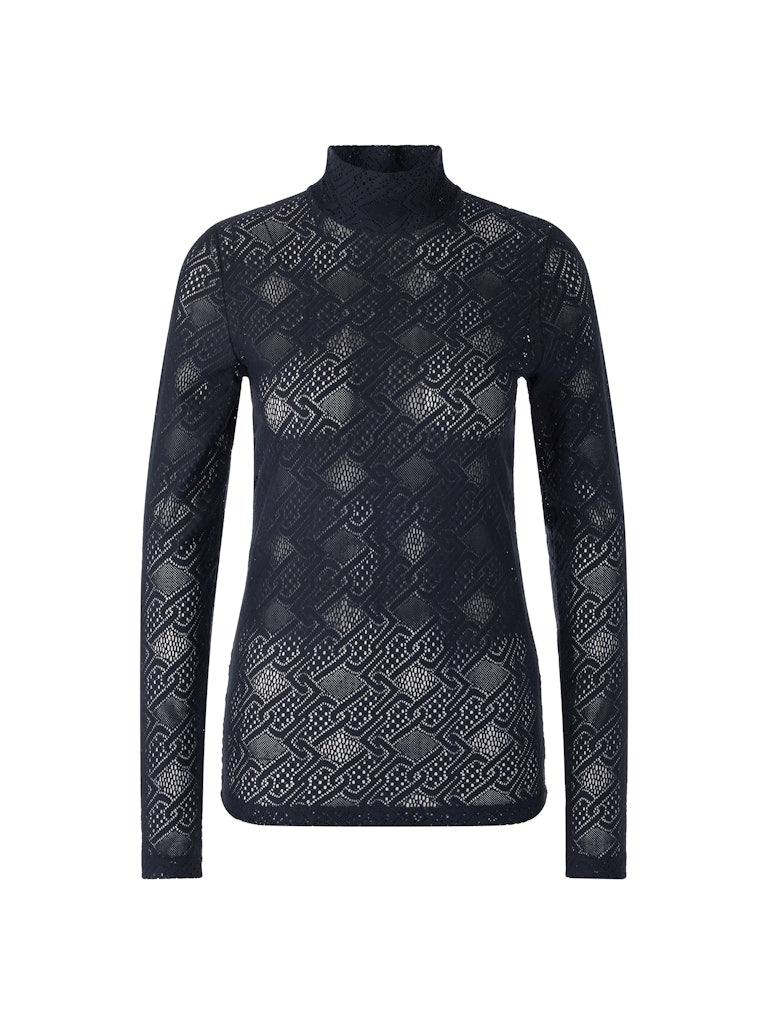 Shirt aus Logospitze