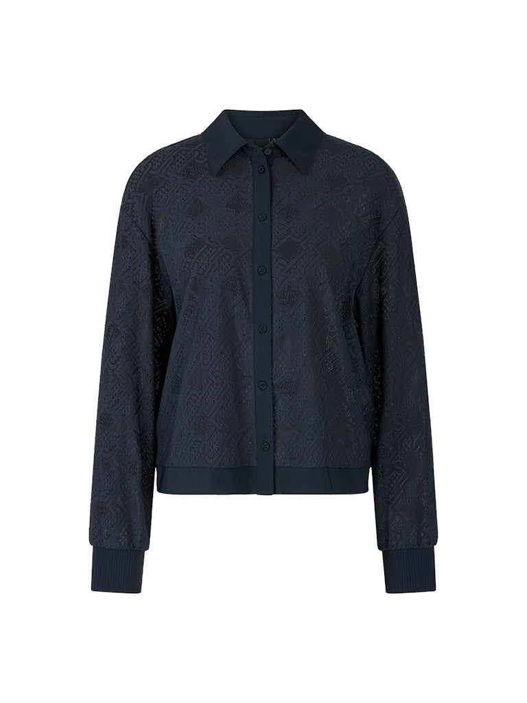 Bluse aus Lochspitze