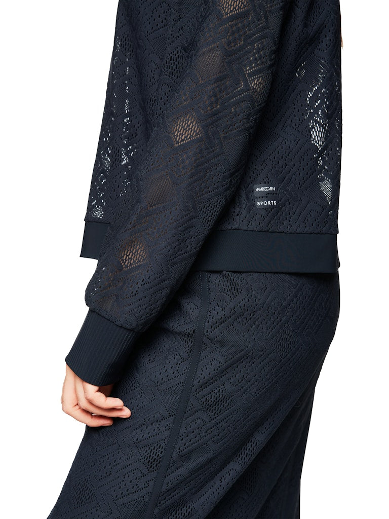 Bluse aus Lochspitze