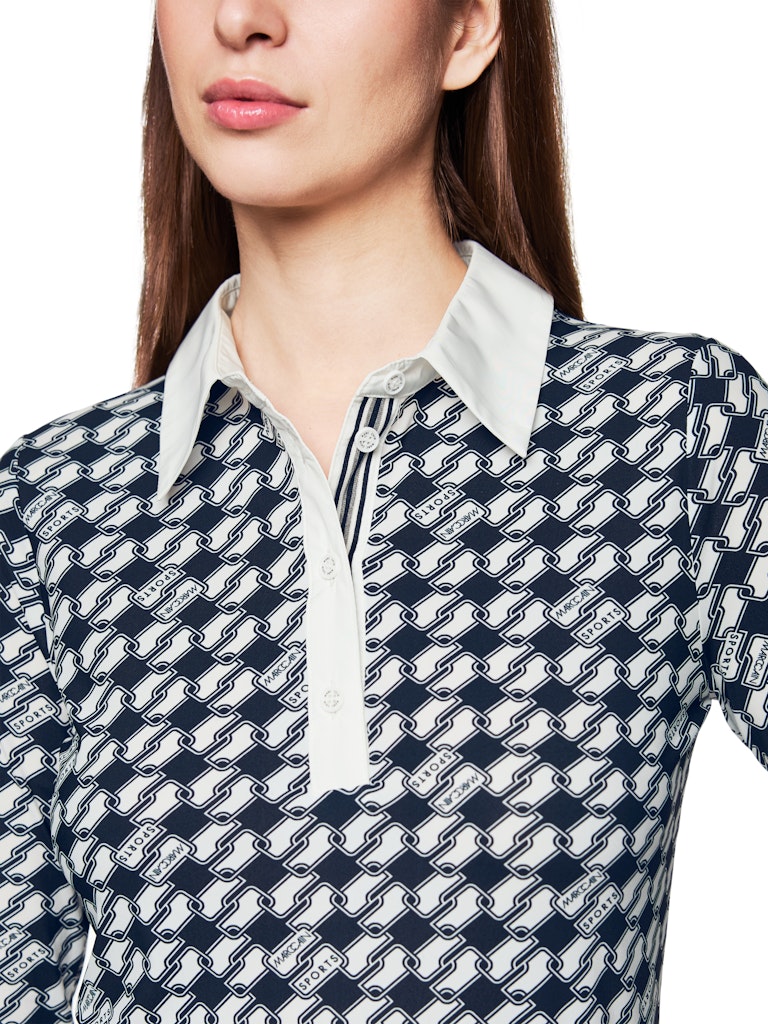 Poloshirt mit Knopfleiste