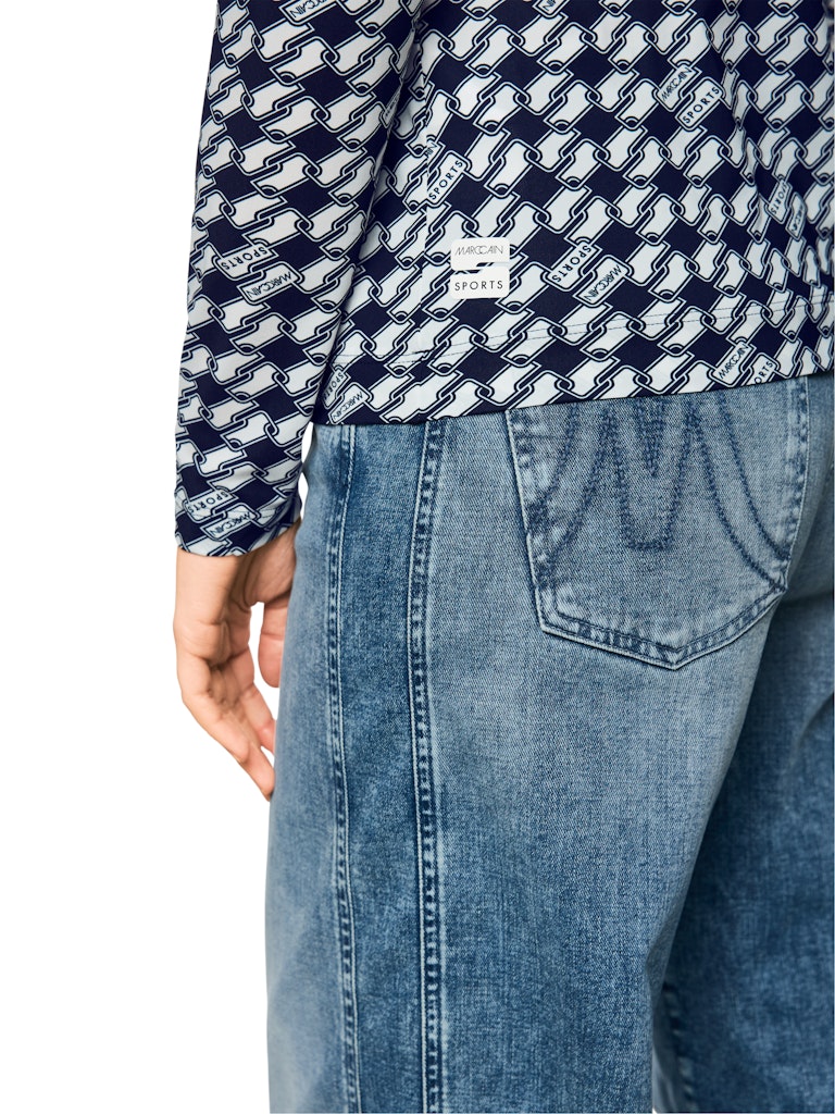 Poloshirt mit Knopfleiste