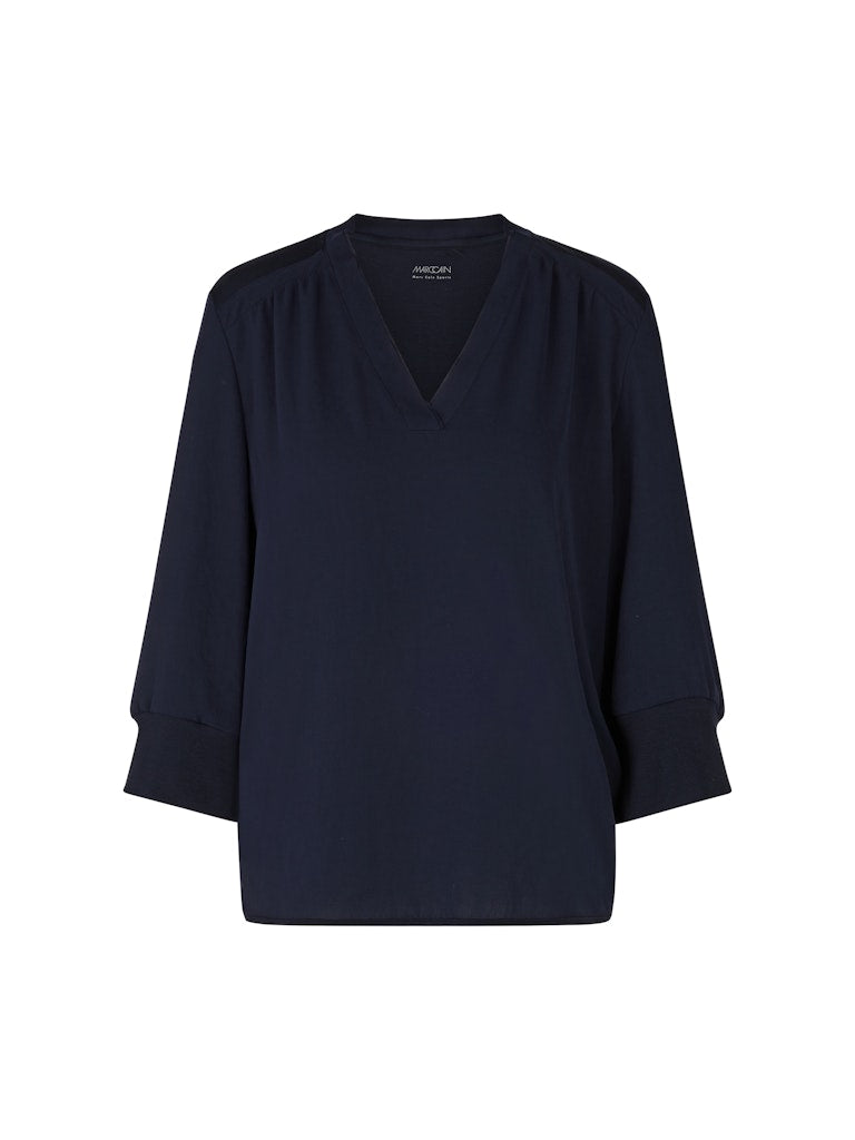 Blusenshirt aus Materialmix