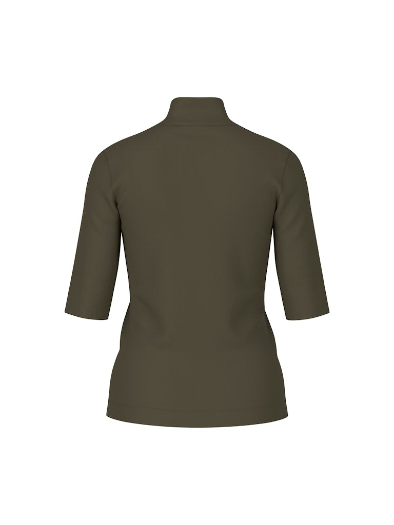 Basic-Shirt aus Baumwollstretch