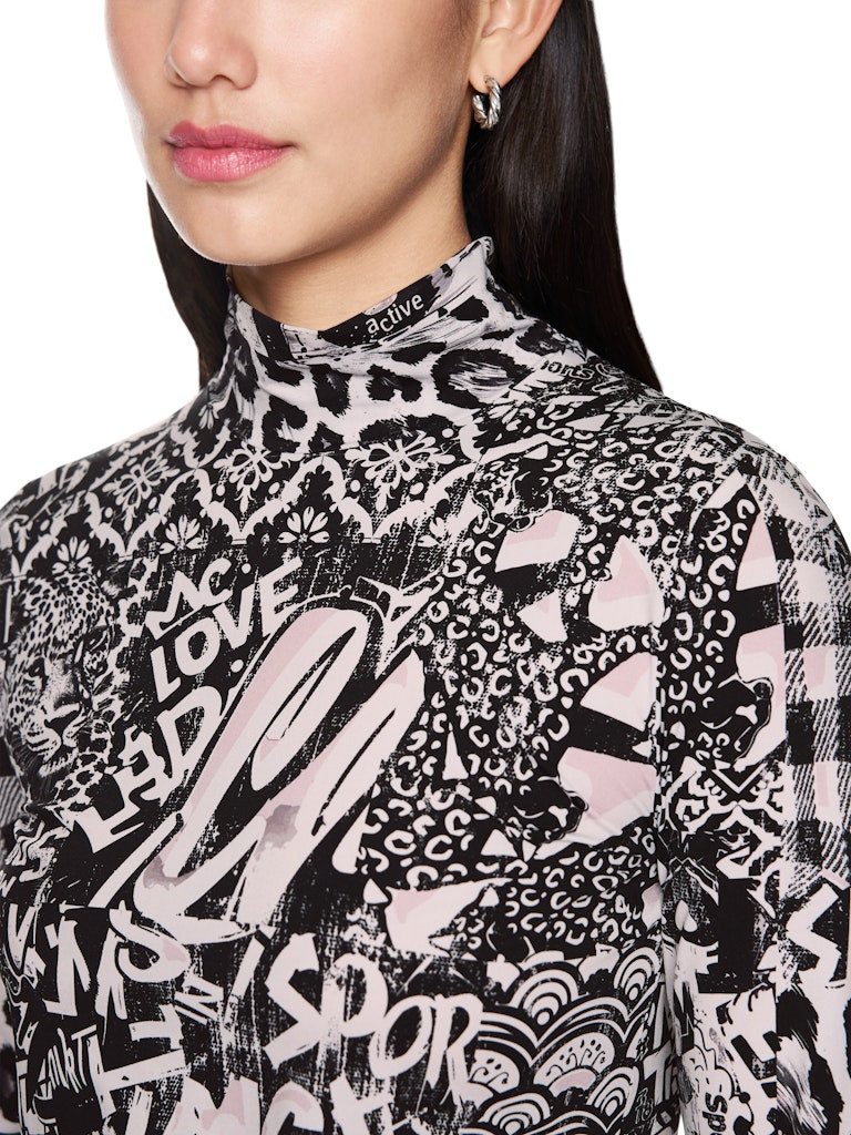 Langarmshirt mit Turtleneck