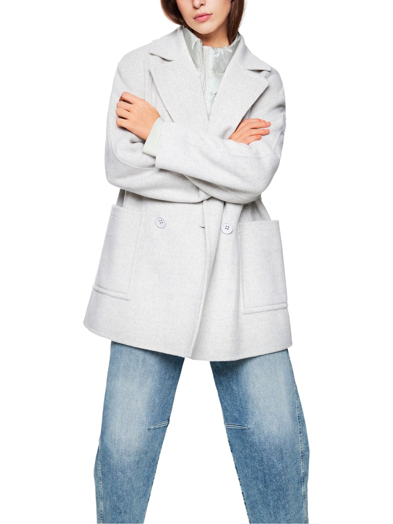 Mantel aus 100 % Wolle