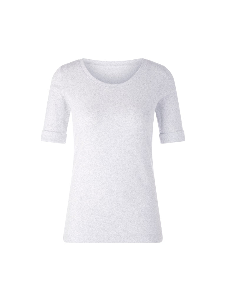 Basic-Shirt aus Baumwollstretch