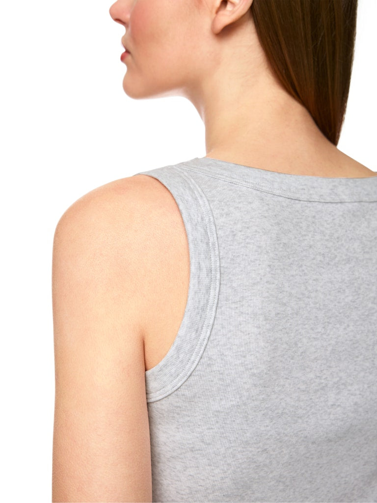 Basic-Top aus Baumwollstretch