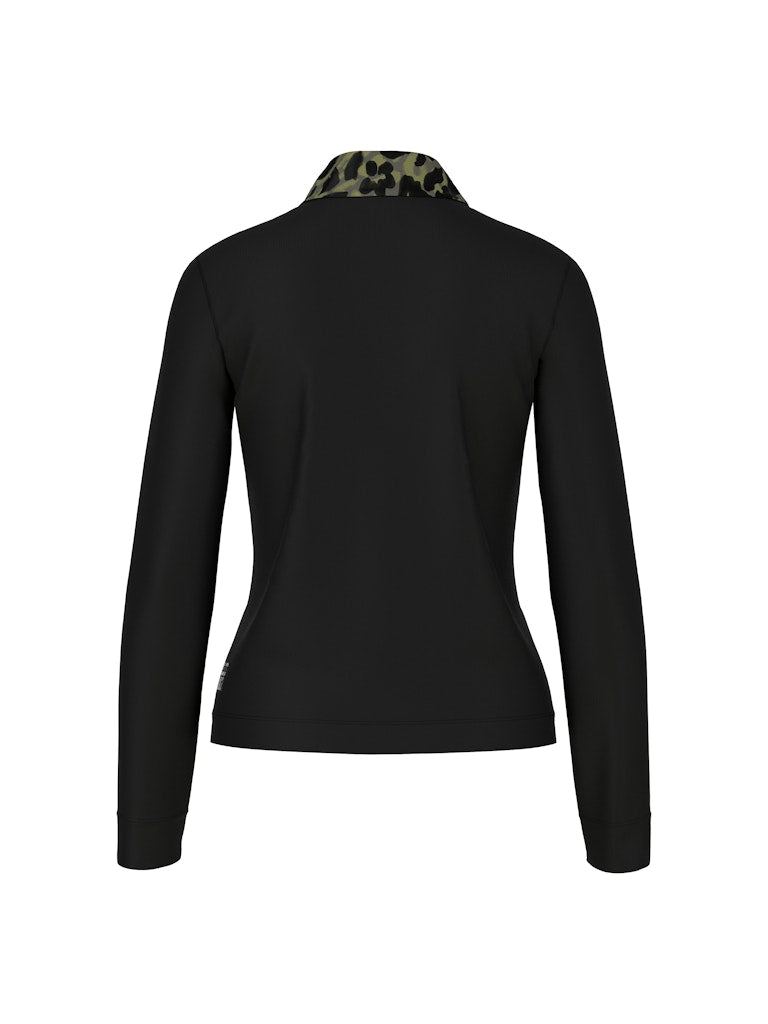 Jersey-Jacke mit Cube-Print-Details