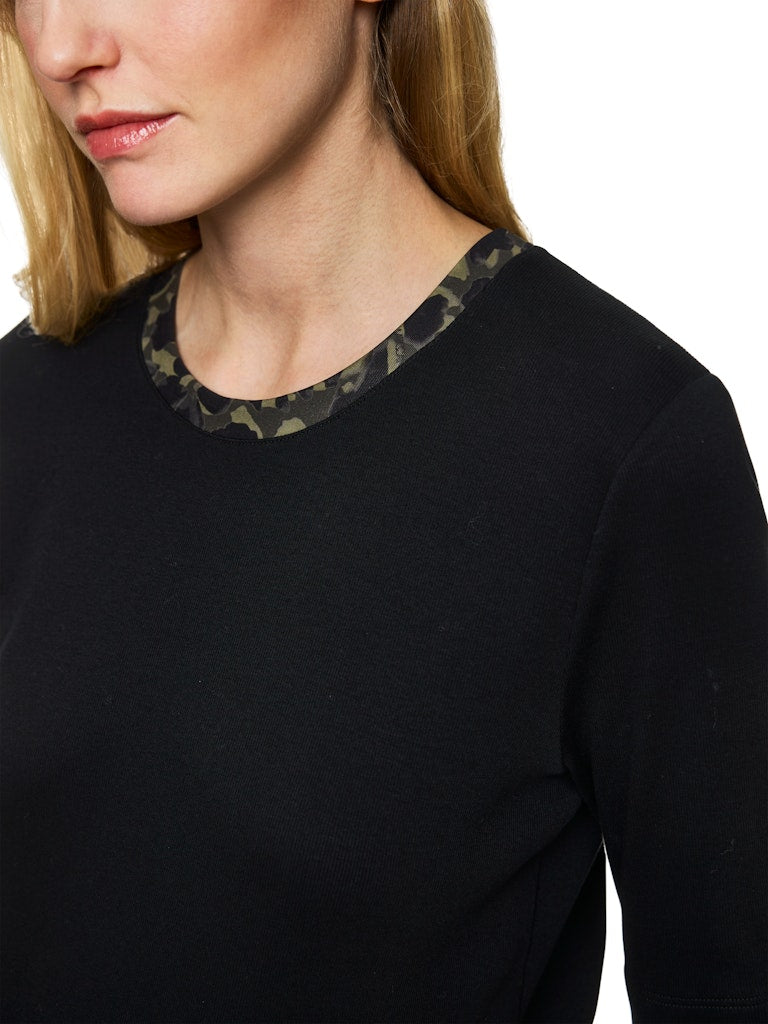 Jersey-Shirt mit Print-Details