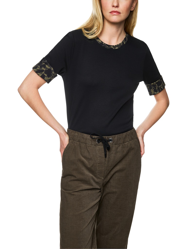 Jersey-Shirt mit Print-Details