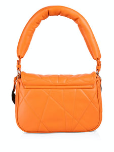 Schultertasche mit 3D-Steppung