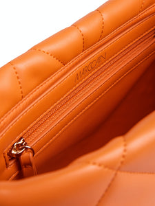 Schultertasche mit 3D-Steppung