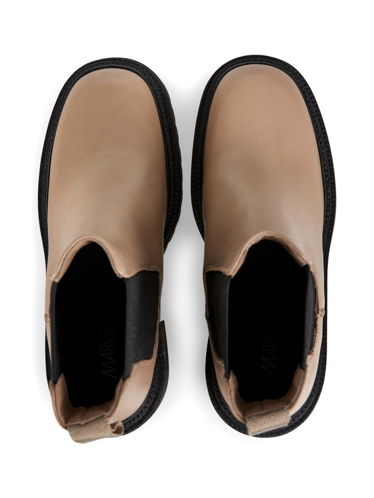 Chelsea-Booties mit Blockabsatz
