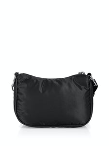 Schultertasche aus glänzendem Material