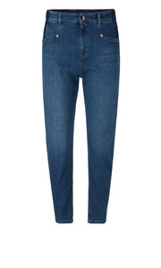 Weite High-Waist-Jeans
