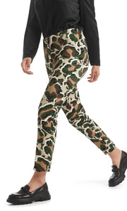 Camouflage Hose aus Scuba-Jersey