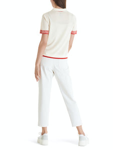 Feinstrick-Poloshirt