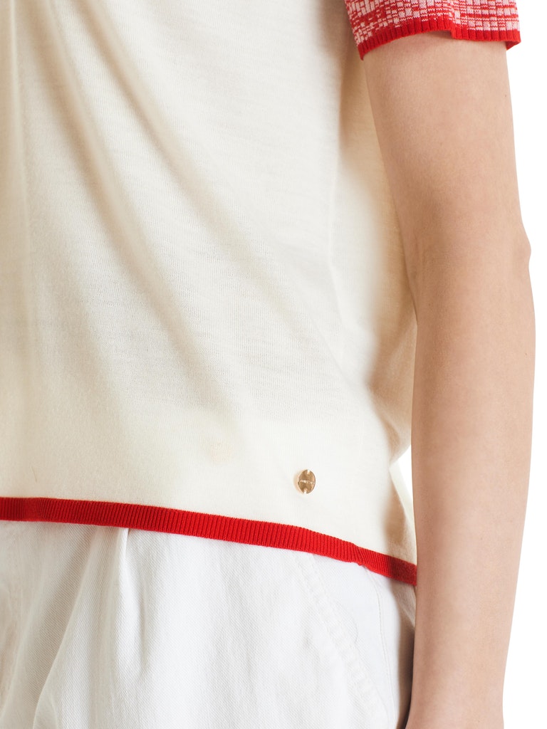 Feinstrick-Poloshirt