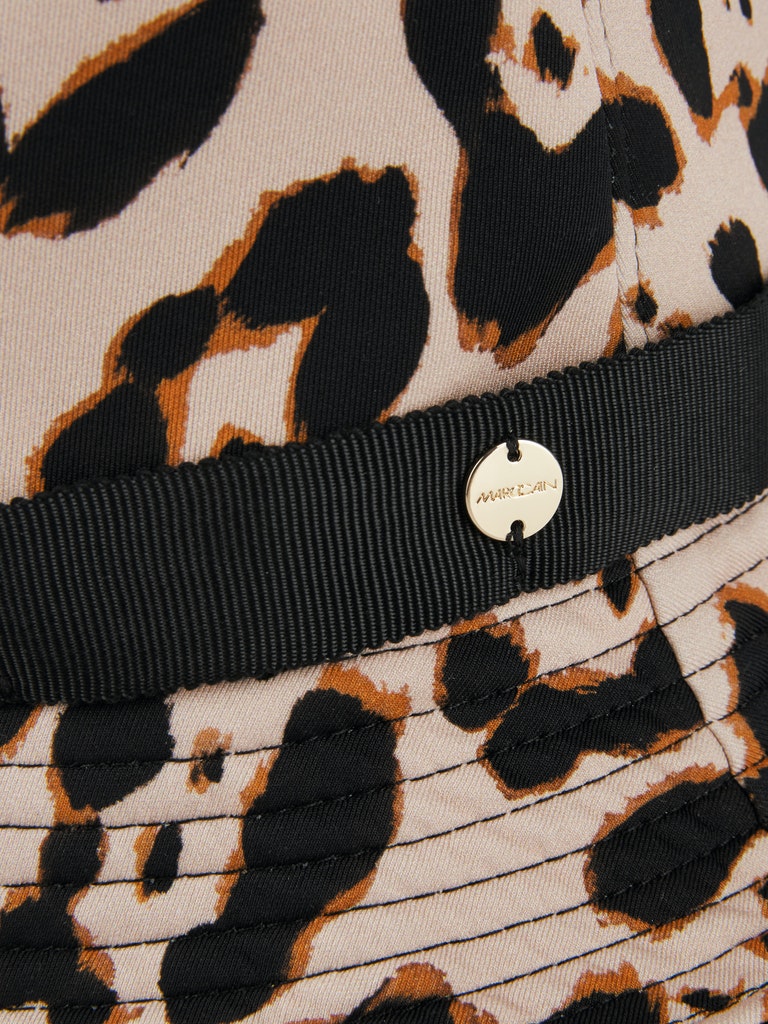 Bucket-Hat im Leo-Print