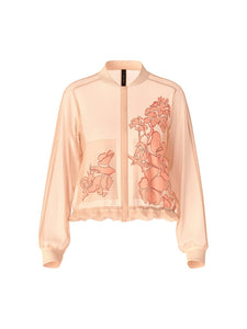 Organzajacke mit Print