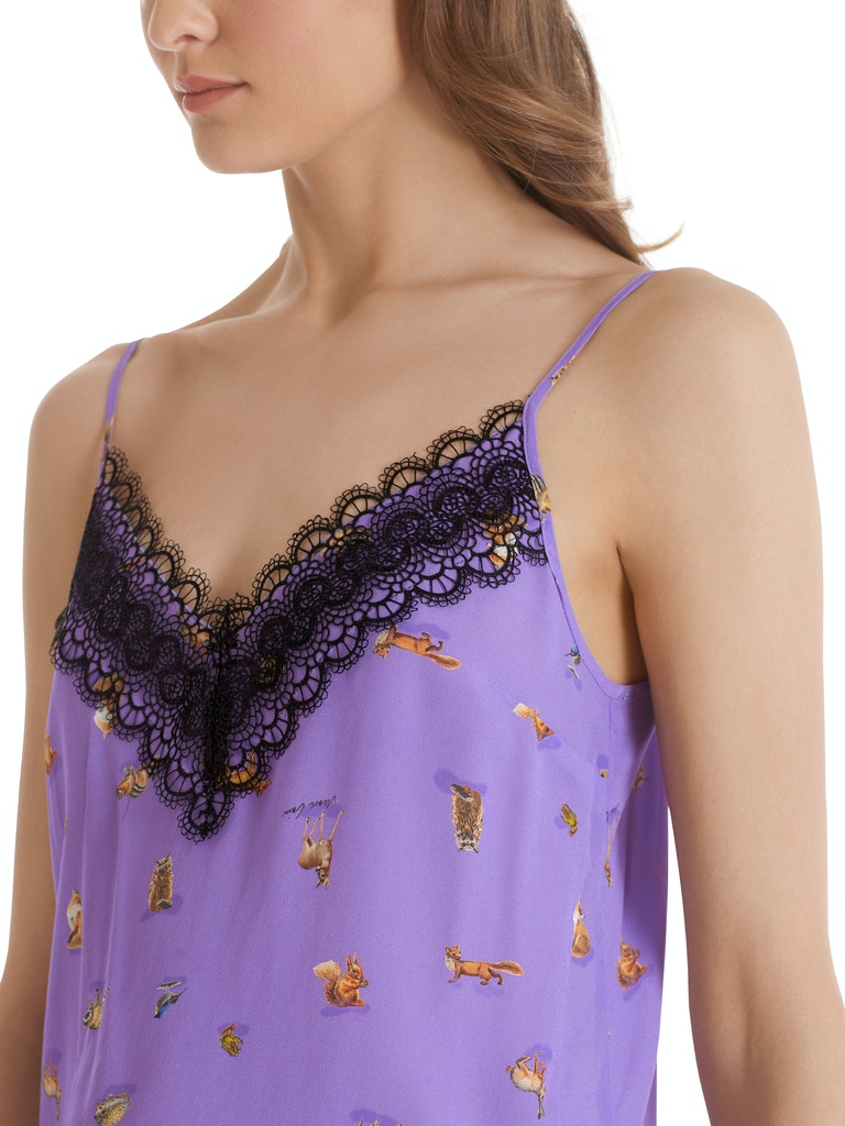 Elegantes Blusentop mit Spitzenbesatz