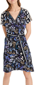 Bedrucktes Wickelkleid
