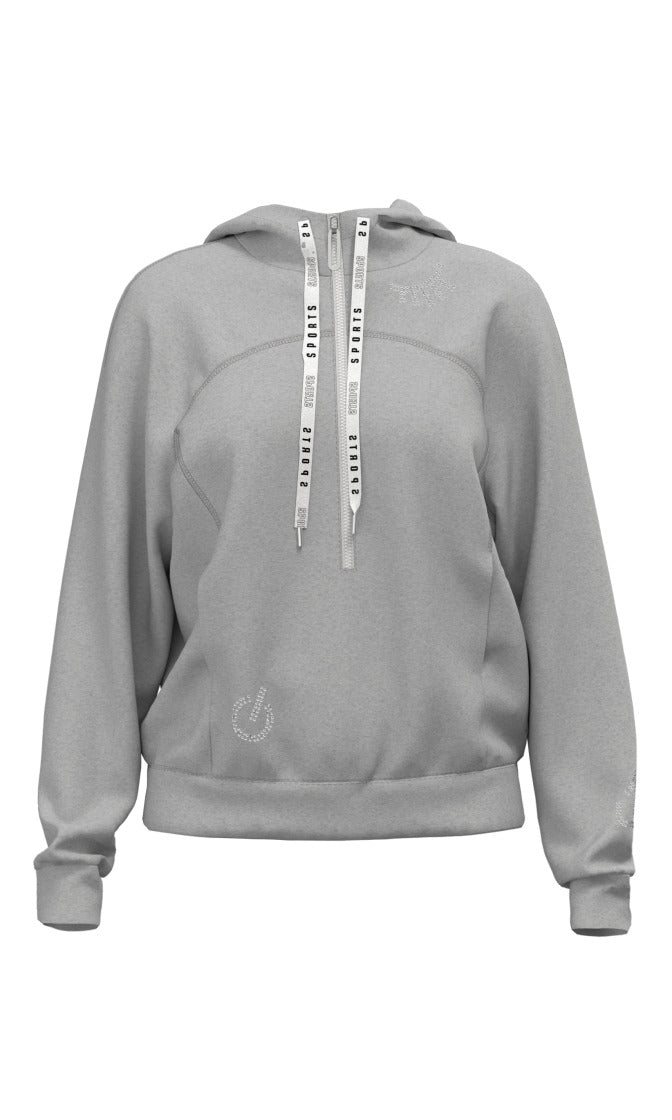 Sweatshirt mit Glitzer-Icons