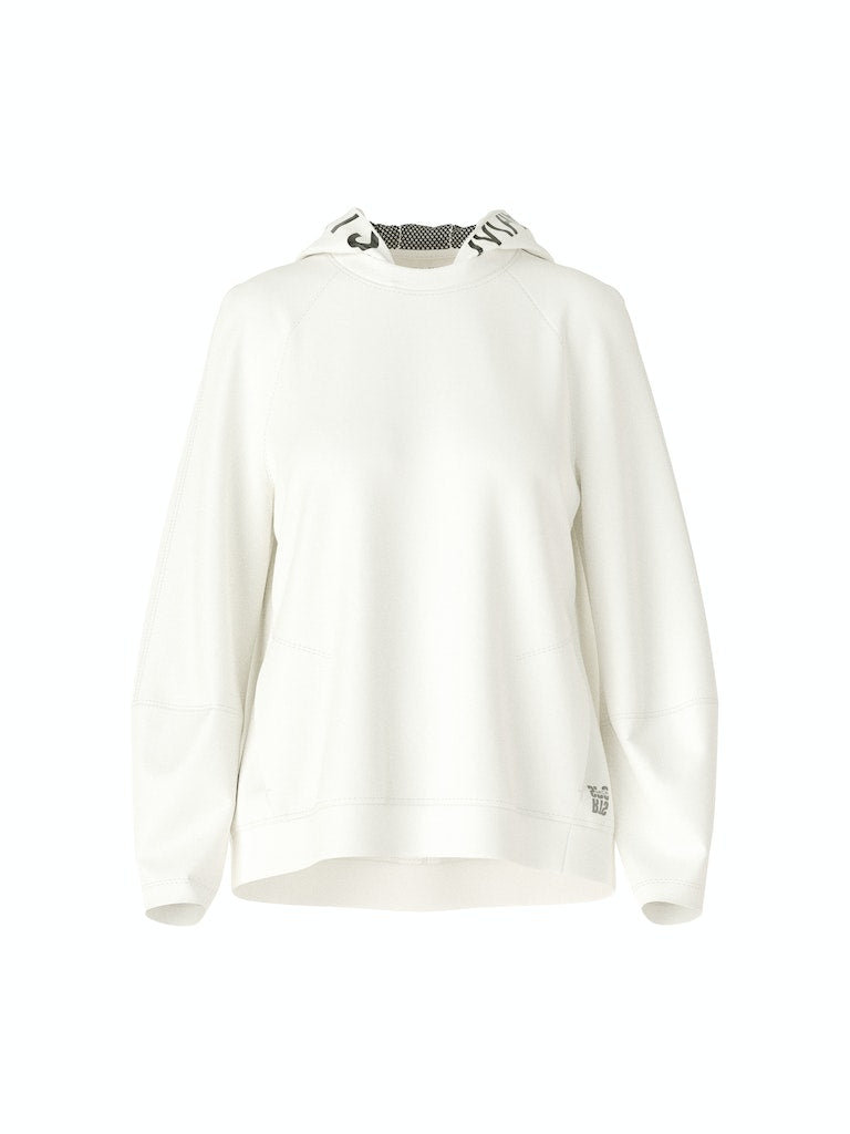 Hoodie aus Baumwollstretch