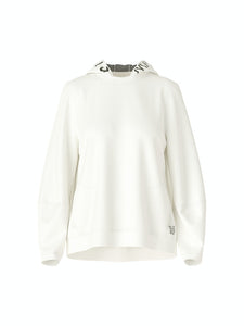 Hoodie aus Baumwollstretch