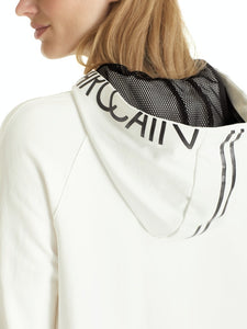 Hoodie aus Baumwollstretch