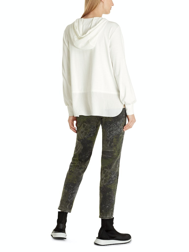 Blusenshirt aus Materialmix