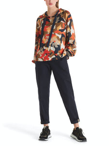 Blusenshirt mit Camouflage-Print