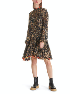Kleid mit Print-Mix