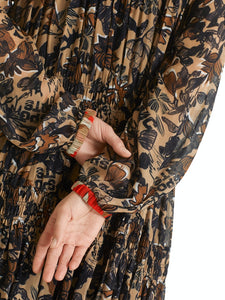 Kleid mit Print-Mix